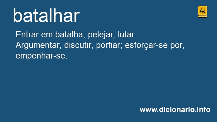 Significado de batalhai