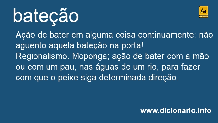 Significado de bateo