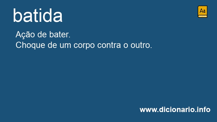 Significado de batida