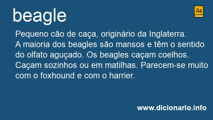 Significado de beagle