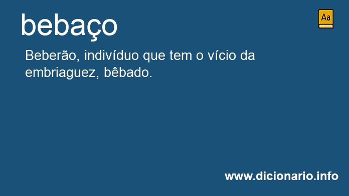 Significado de bebao