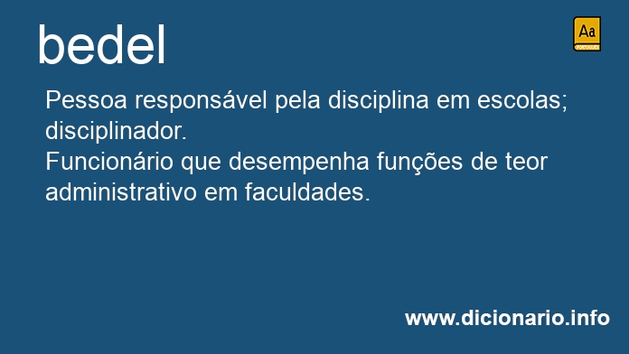Significado de bedis