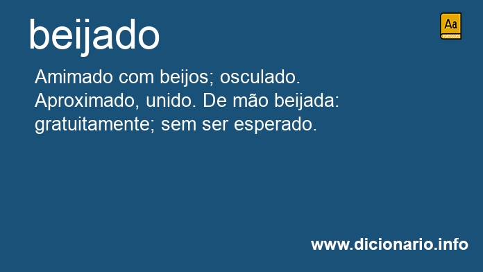 Significado de beijado