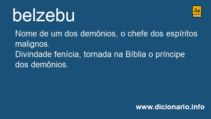 Significado de belzebu