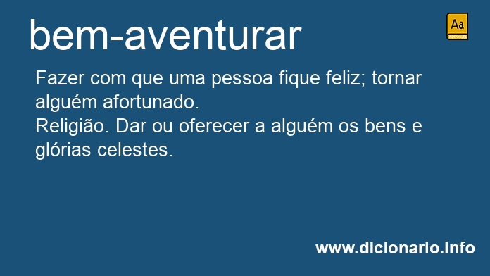 Significado de bem-aventuravas