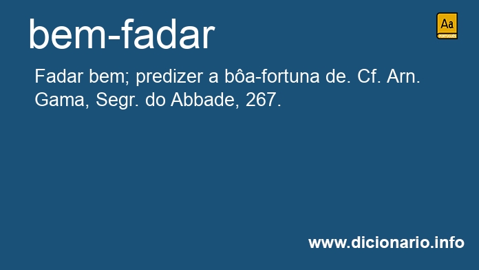 Significado de bem-fadado