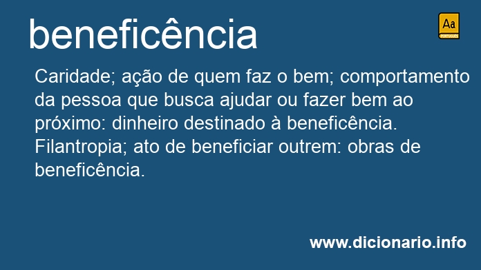 Significado de beneficncia