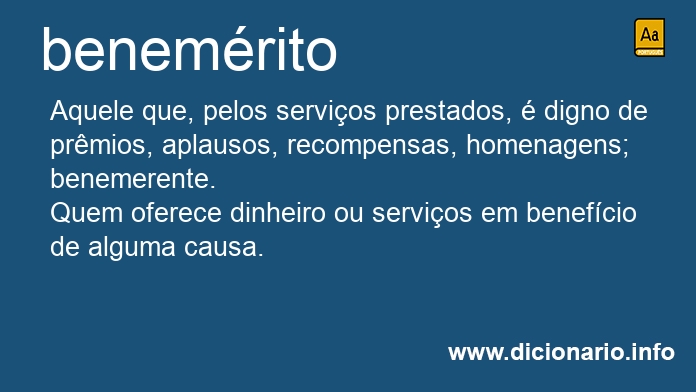 Significado de benemrita