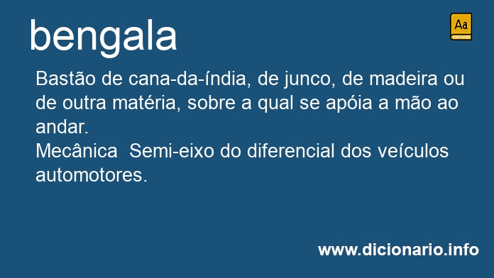 Significado de bengala