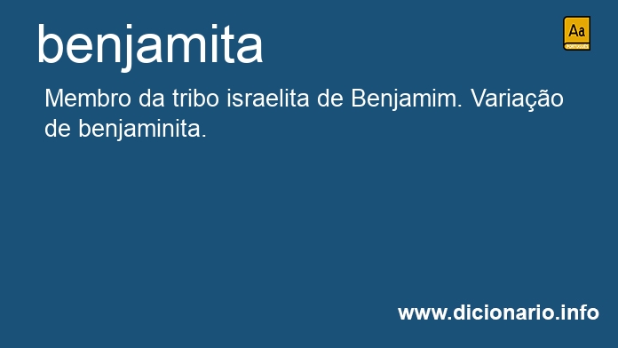 Significado de benjamita
