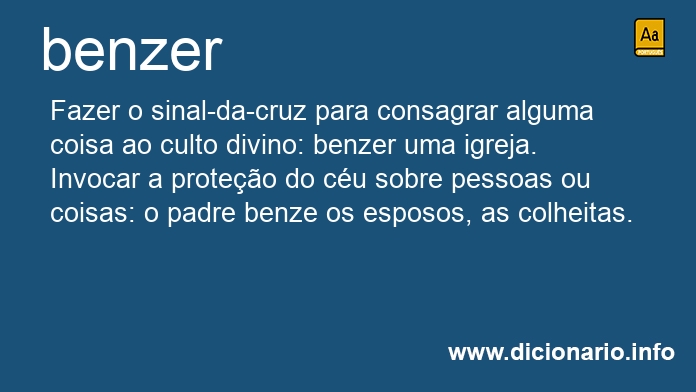 Significado de benze