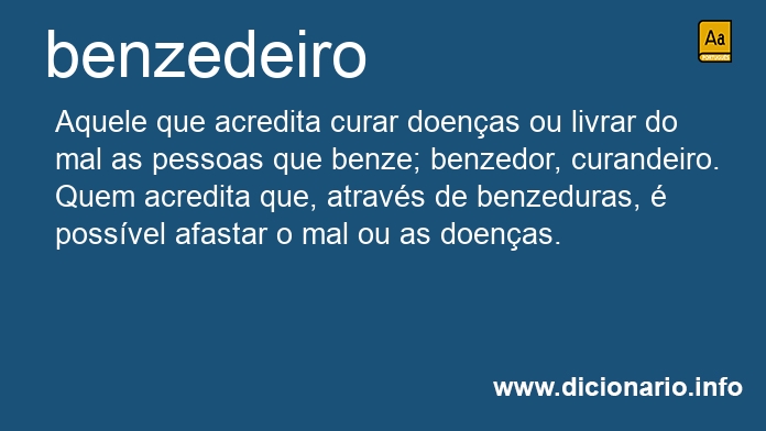 Significado de benzedeiro