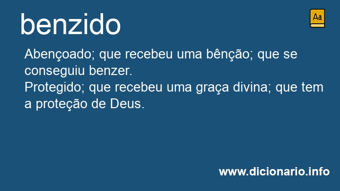 Significado de benzida