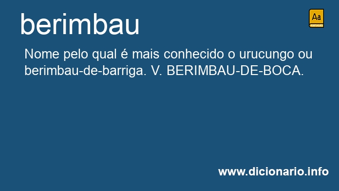 Significado de berimbau