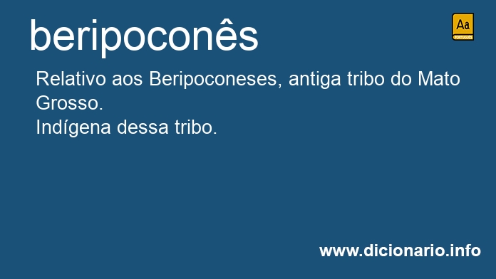Significado de beripocons