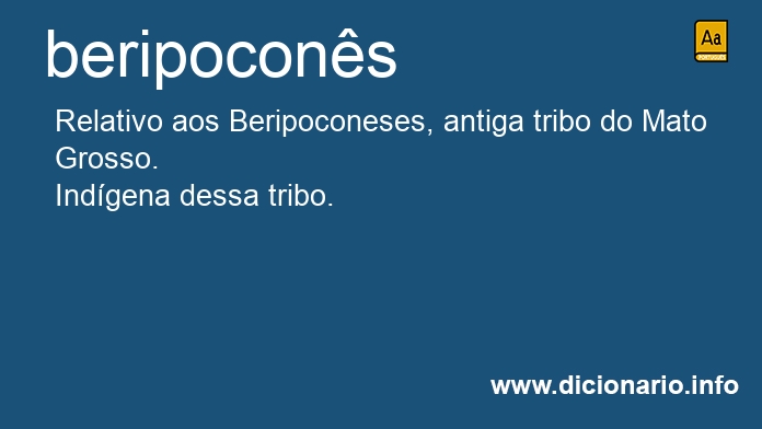 Significado de beripocons