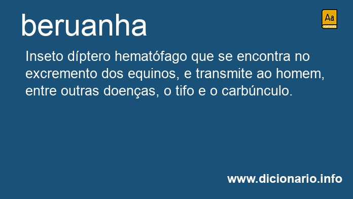 Significado de beruanha