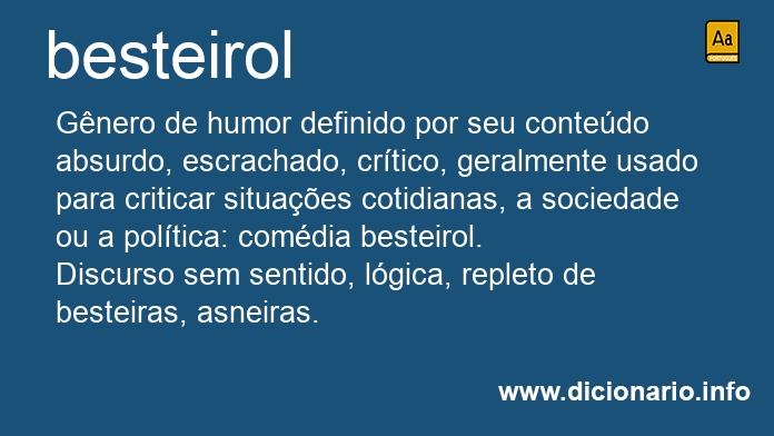 Significado de besteirol