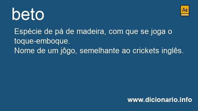 Significado de beto