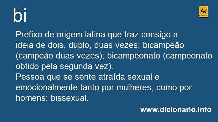 Significado de bi