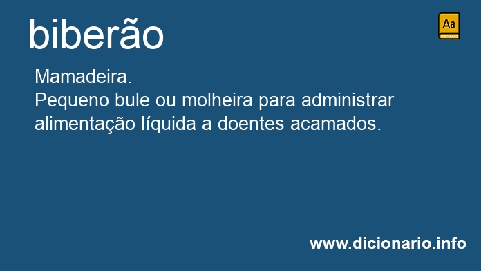 Significado de bibero