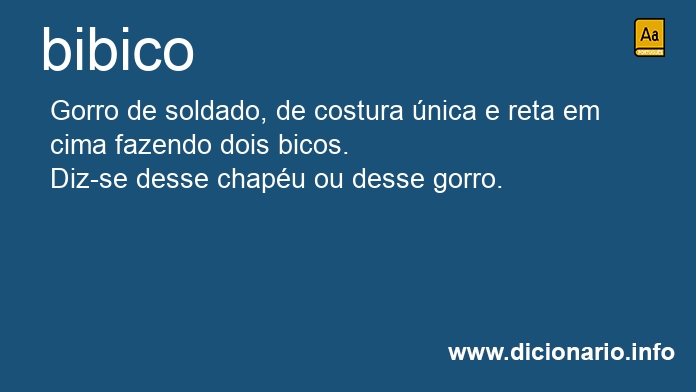 Significado de bibico