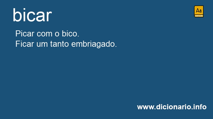 Significado de bicam