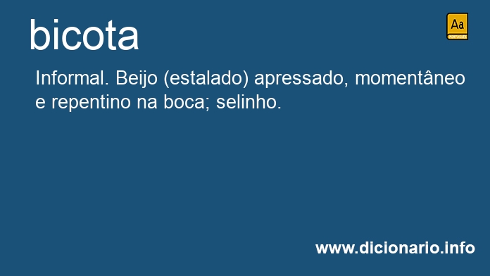 Significado de bicota