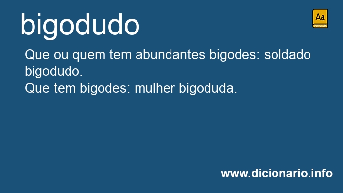 Significado de bigoduda