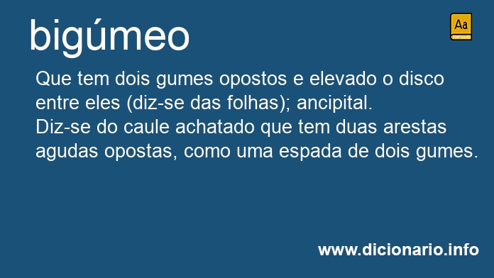 Significado de bigmeo