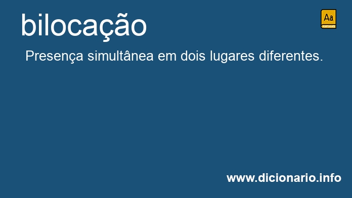 Significado de bilocao
