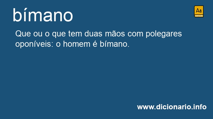 Significado de bmano