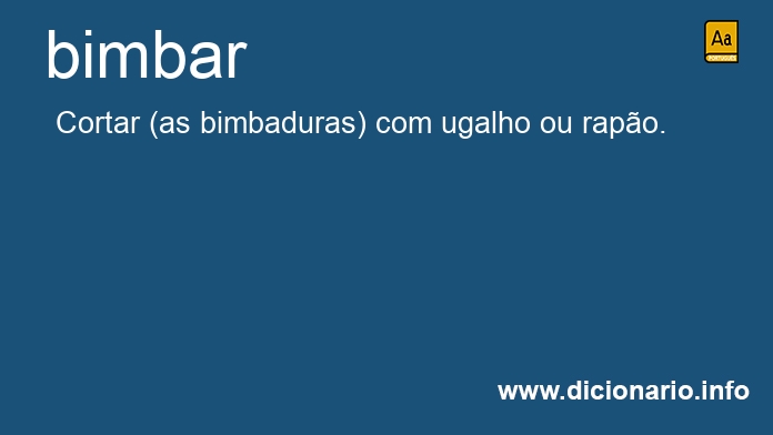 Significado de bimbara