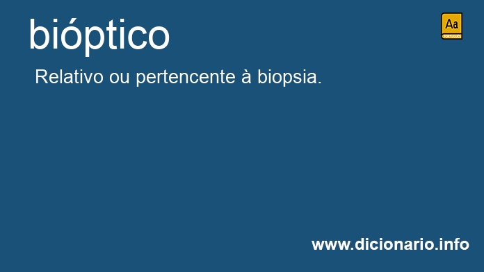 Significado de biptica