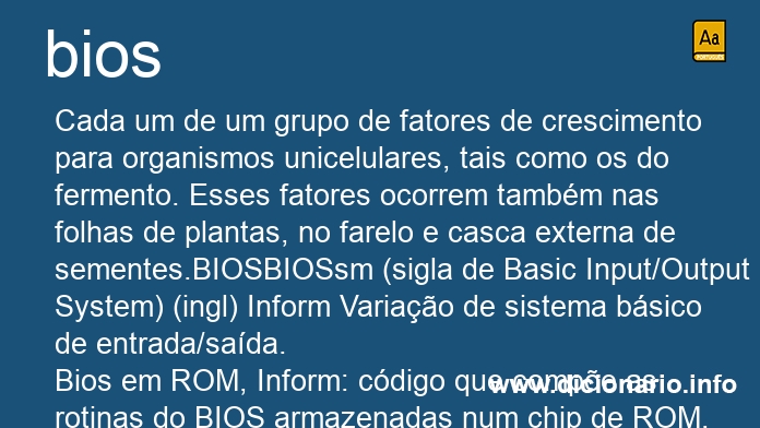 Significado de bios