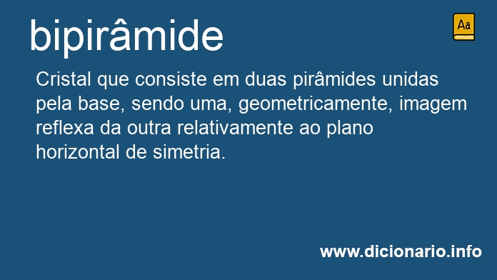 Significado de bipirmide