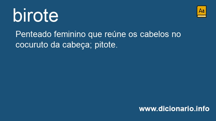 Significado de birote