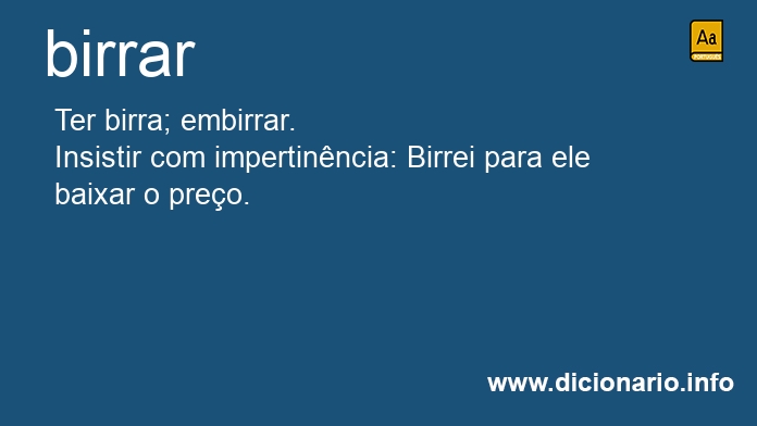 Significado de birramos