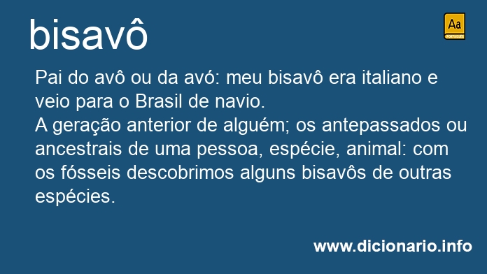 Significado de bisav