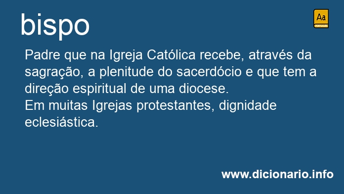 Significado de bispo