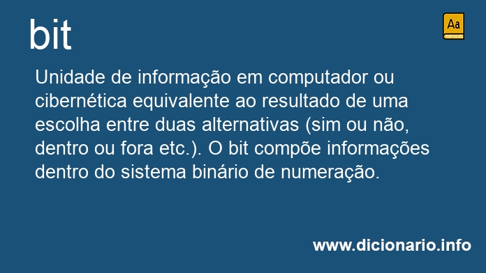 Significado de bit