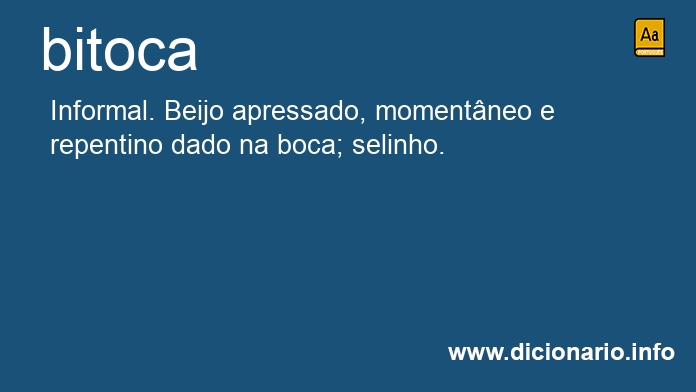 Significado de bitoca