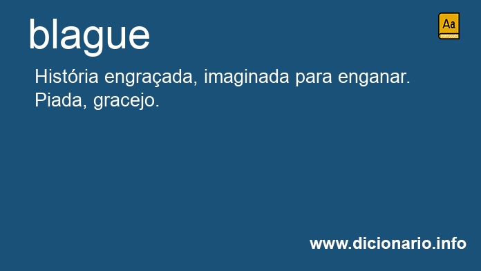 Significado de blague