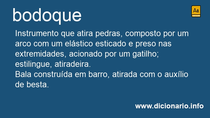 Significado de bodoque