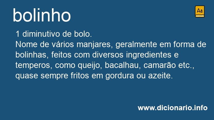 Significado de bolinhos