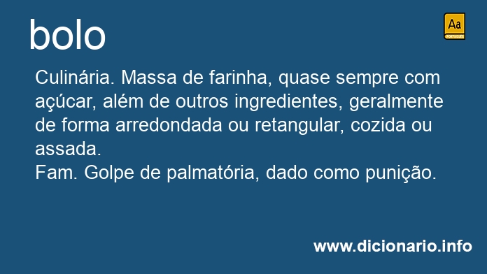 Significado de bolos