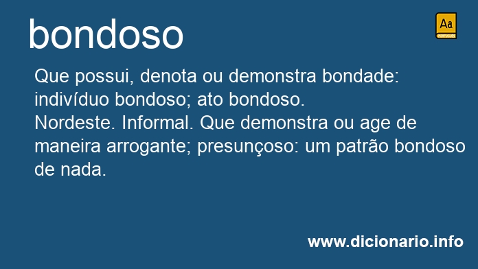 Significado de bondosa