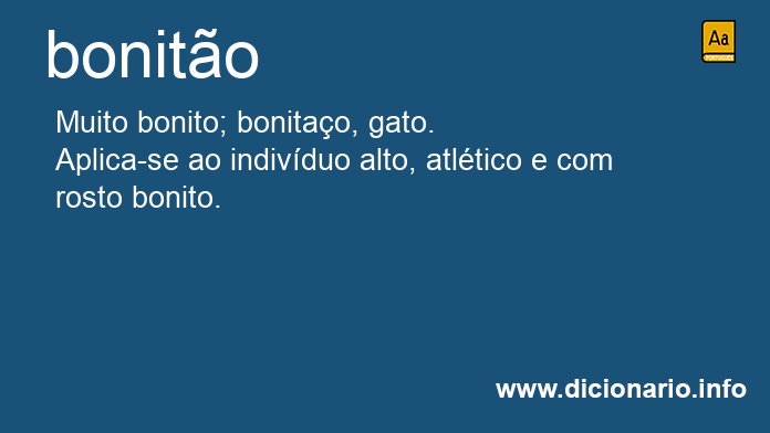 Significado de bonites