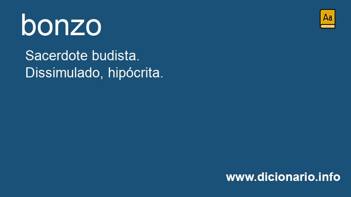 Significado de bonzo