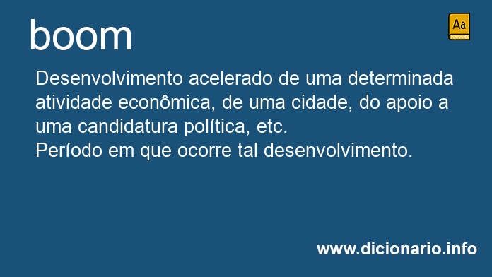 Significado de boom